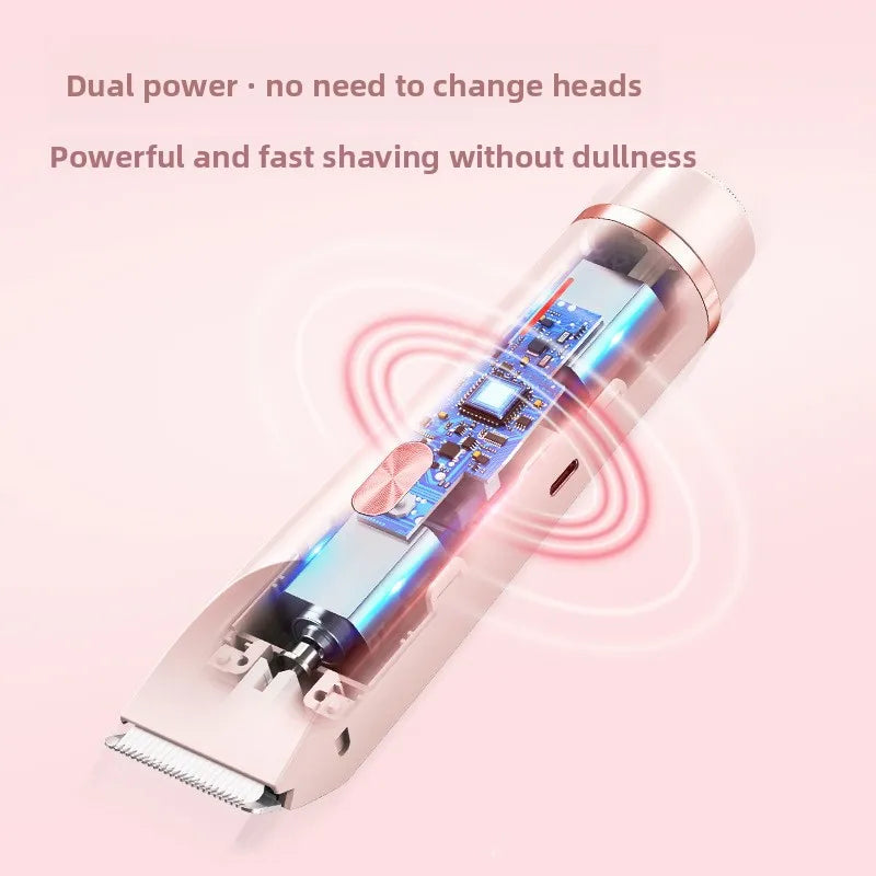 Double Head USB Rechargeable Hair Removal Shaver